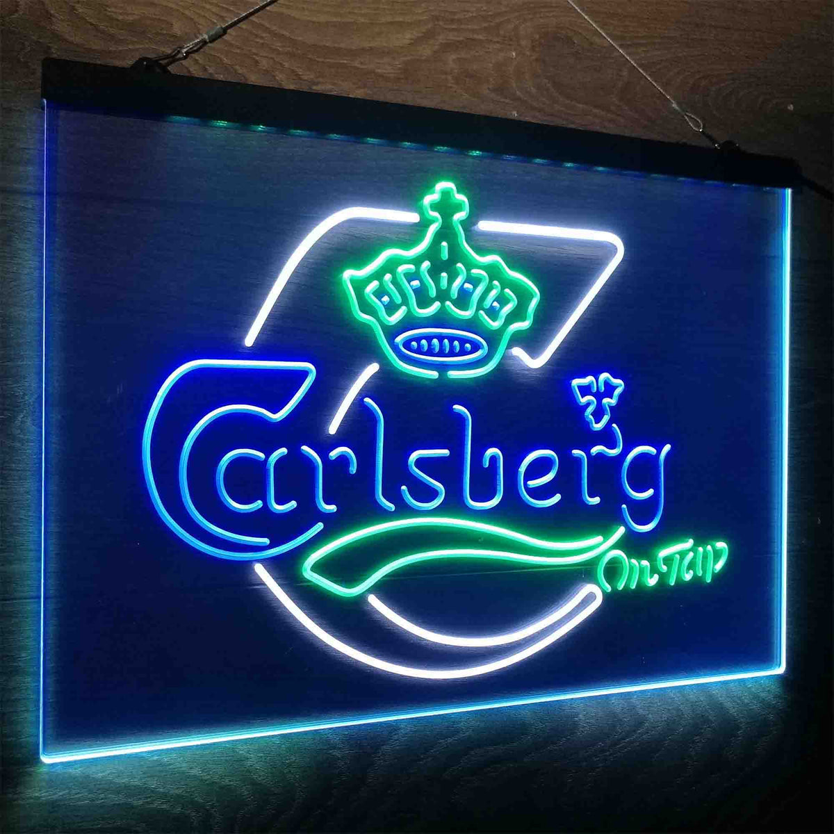 Carlsberg ネオンライト 王冠ロゴ Carlsberg ネオンライト 王冠ロゴ Carlsberg ネオンライト 王冠