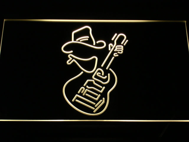 Miller Lite Cowboy Hat with Texas Maps Neon Signs