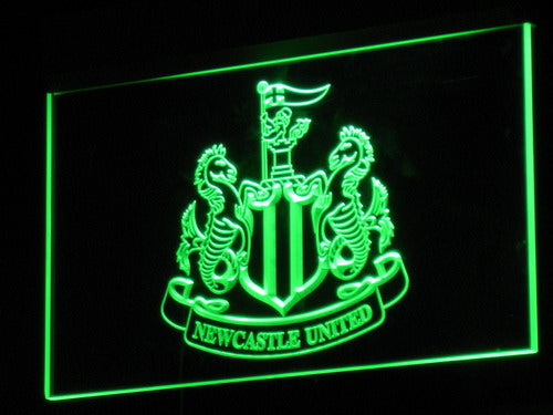 Newcastle United UK F.C. Neon Light LED Sign Man Cave Light Up Sign