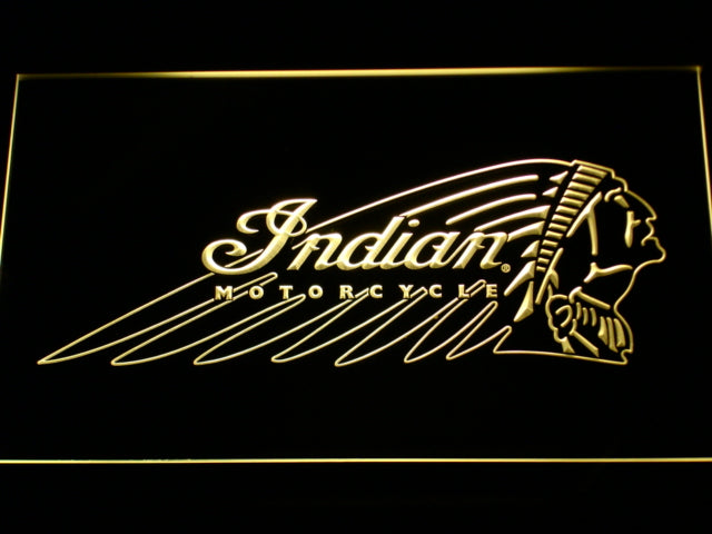 Indian Motorcycle Neon Light LED Sign