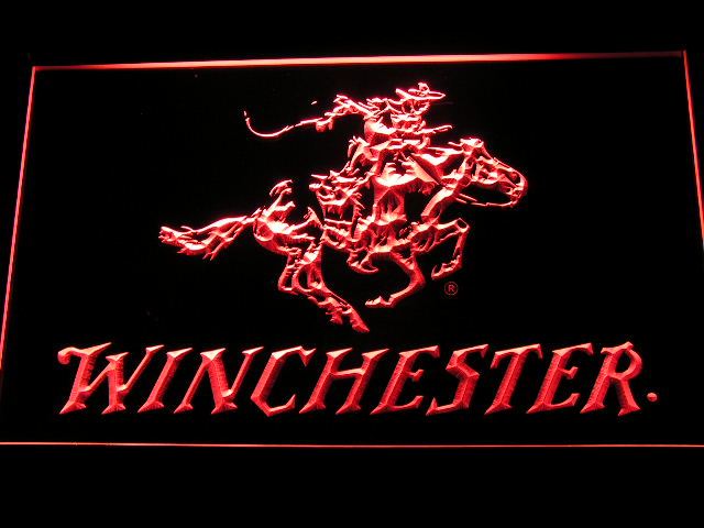 Winchester Firearms Gun Neon Light LED Sign