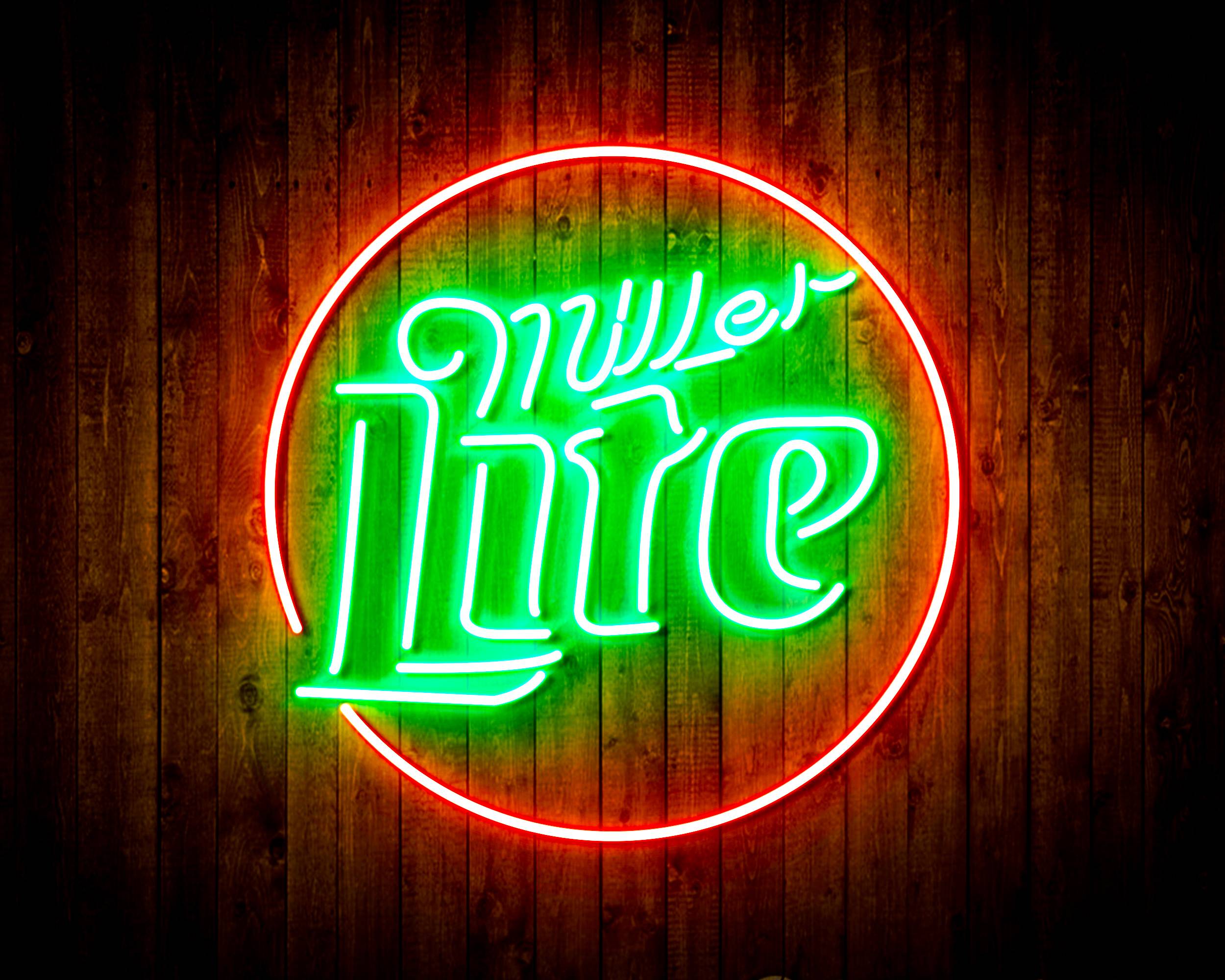 Miller Lite Handmade LED Neon Light Sign