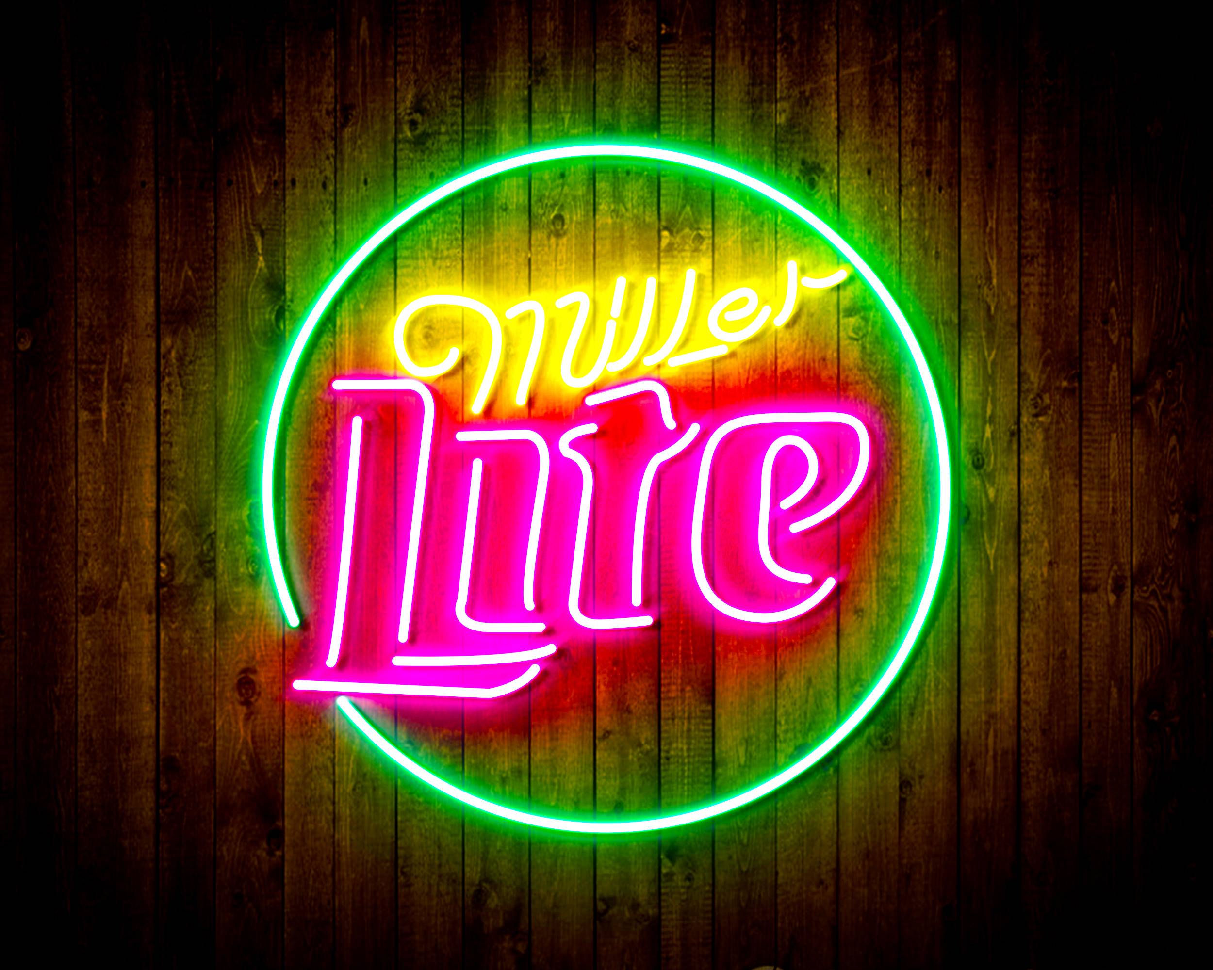 Miller Lite Handmade LED Neon Light Sign