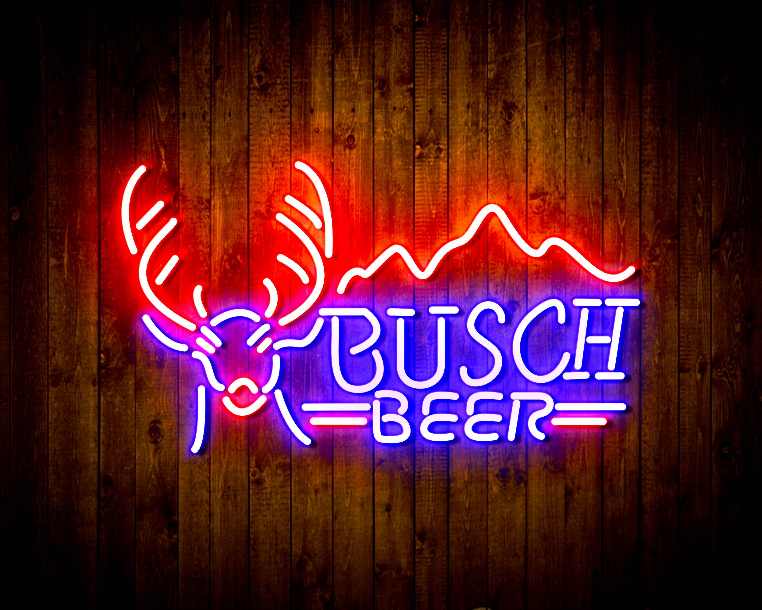 Busch Beer with Deer Head Handmade LED Neon Light Sign