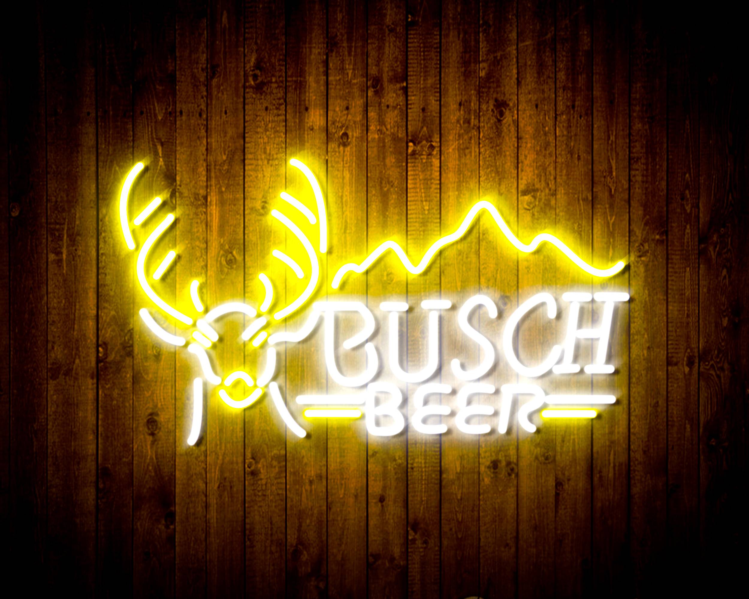 Busch Beer with Deer Head Handmade LED Neon Light Sign