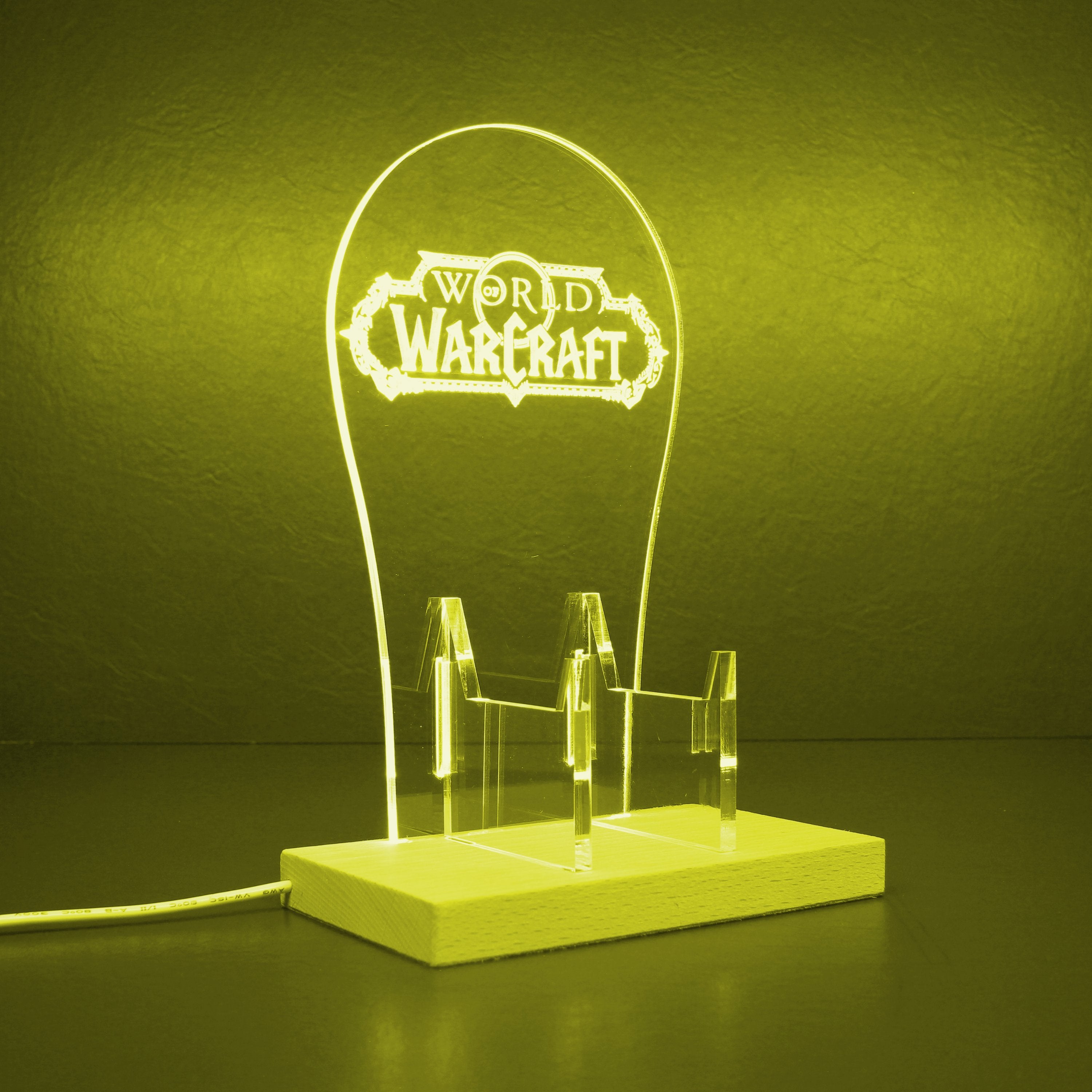 World of Warcraft RGB LED Gaming Headset Controller Stand
