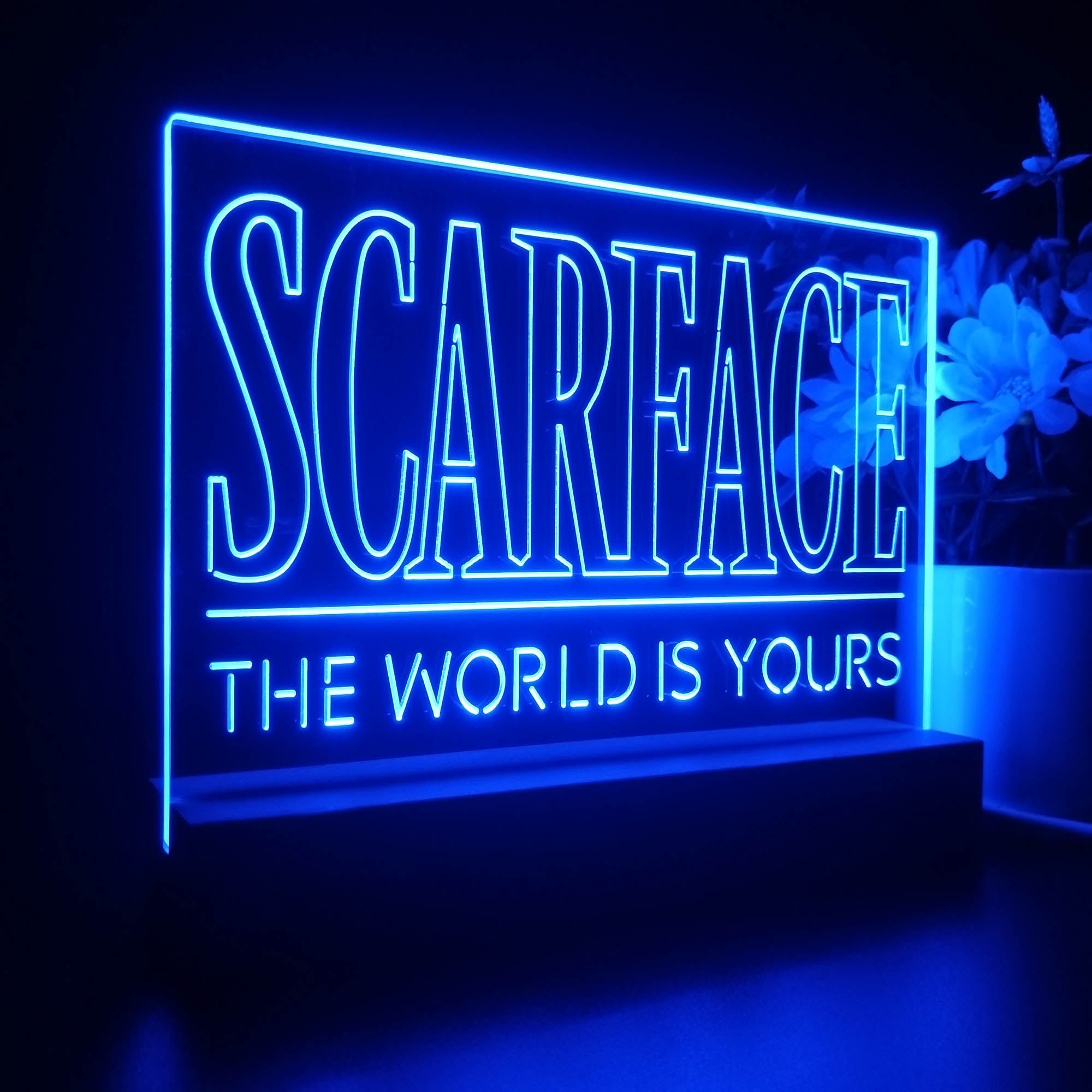 Scarface The World is Yours 3D LED Illusion Night Light