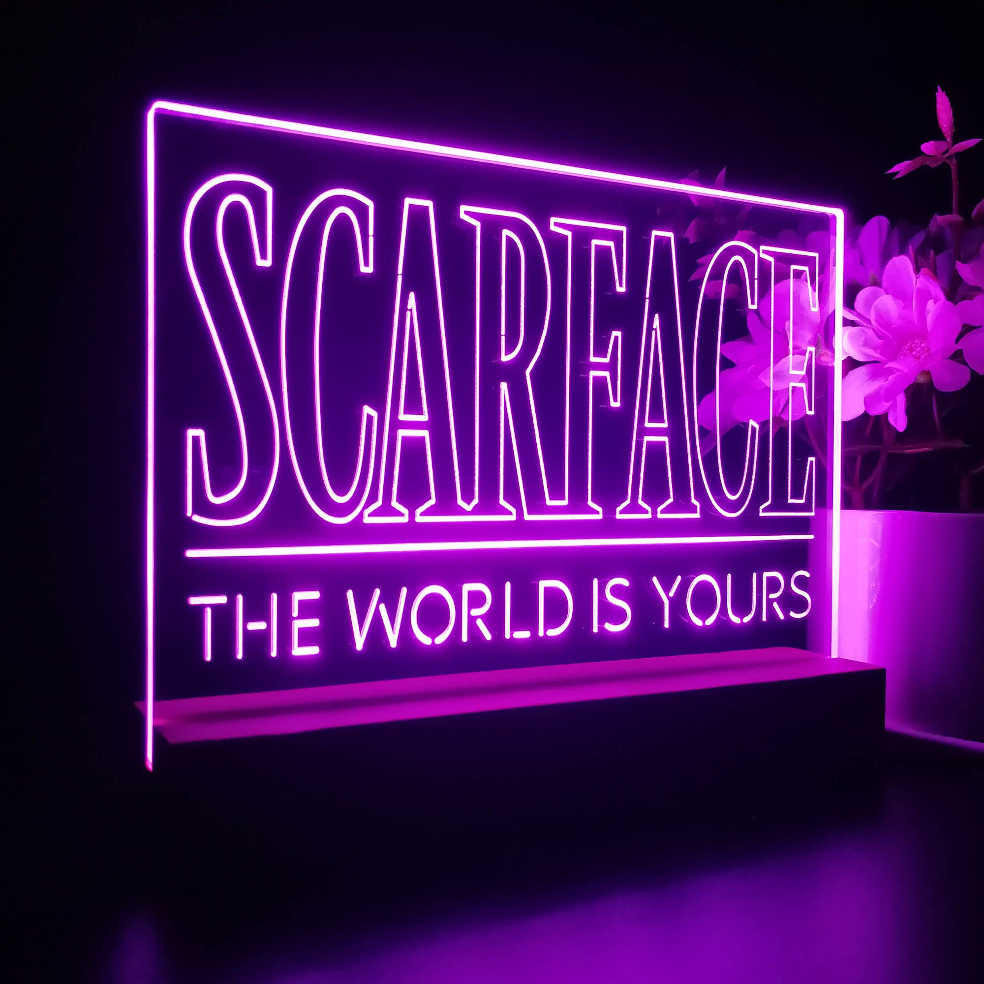 Scarface The World is Yours 3D LED Illusion Night Light