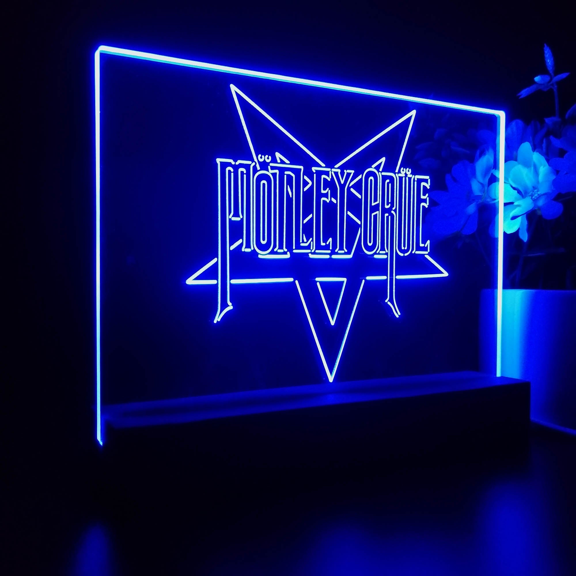 Motley Crue Star 3D LED Illusion Night Light