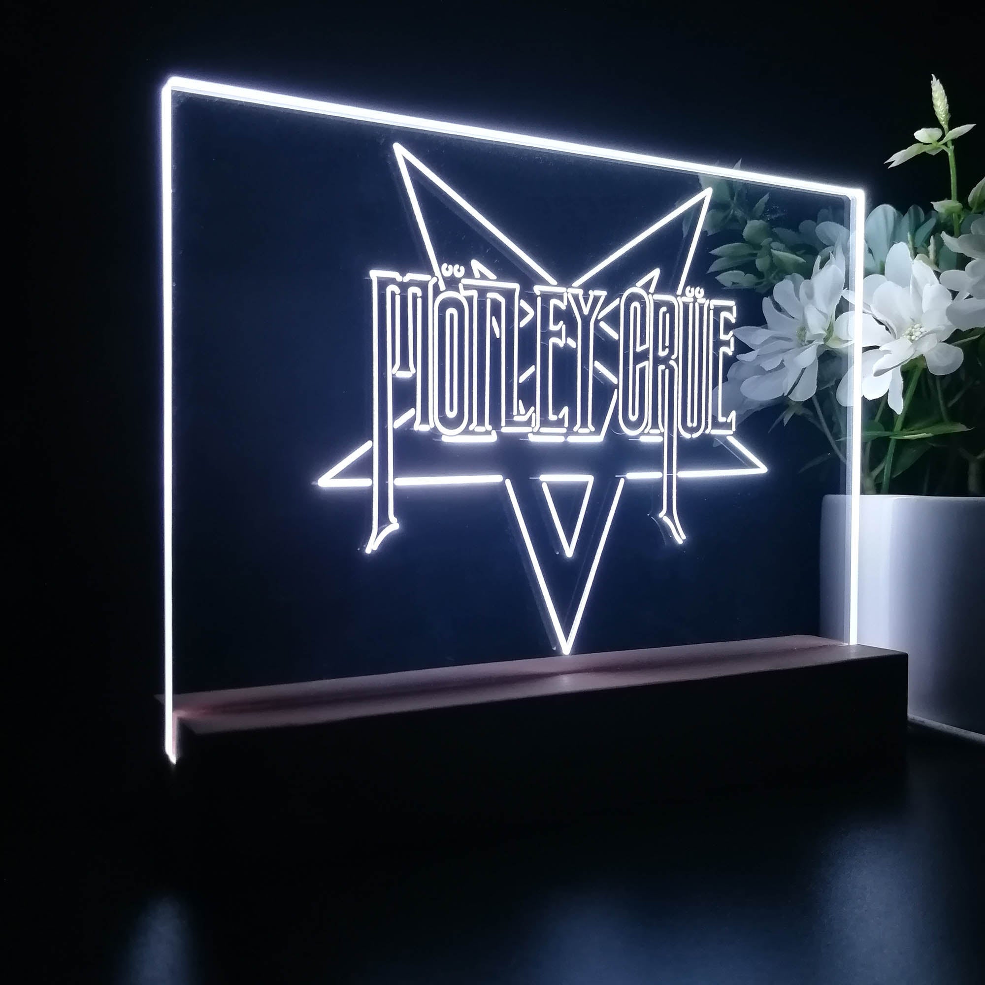 Motley Crue Star 3D LED Illusion Night Light