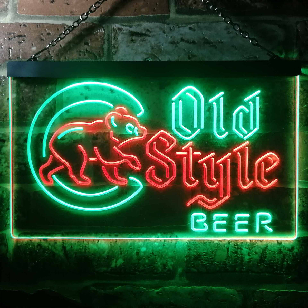 Cubs Old Style Beer Bar Neon Sign - LED LAB CAVE