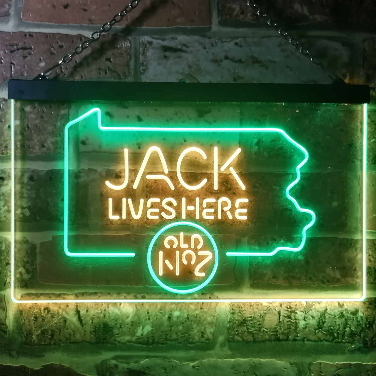 Pennsylvania Jack Lives Here Neon Sign LED LAB CAVE