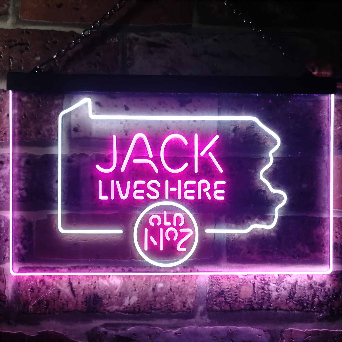 Pennsylvania Jack Lives Here Neon Sign LED LAB CAVE