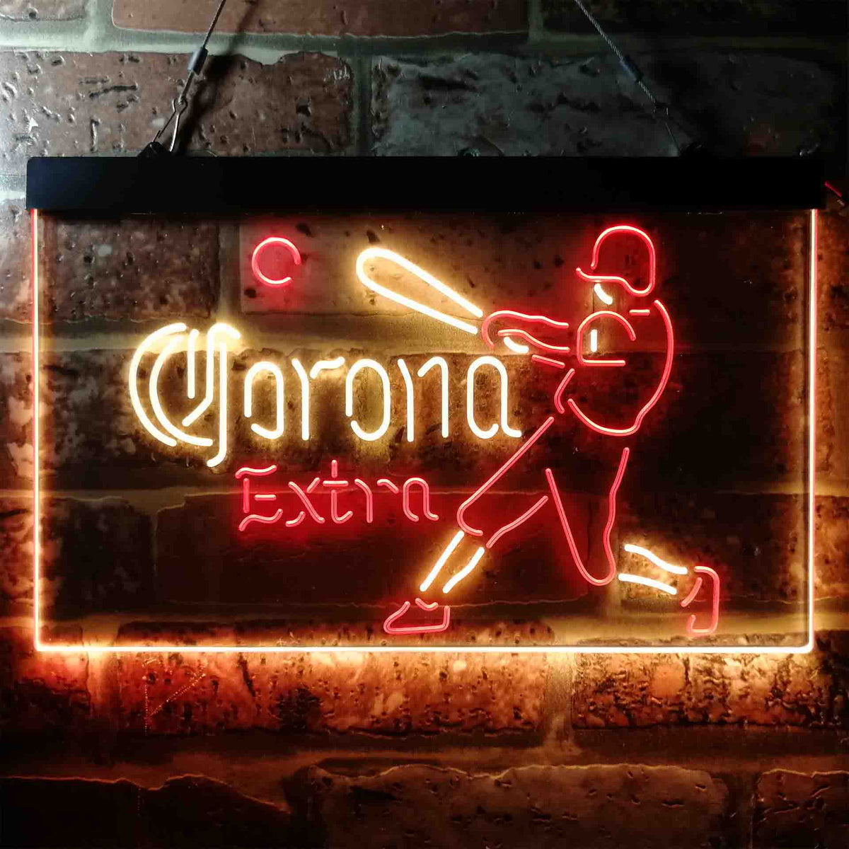 Corona Extra Baseball Player Neon Signs Light