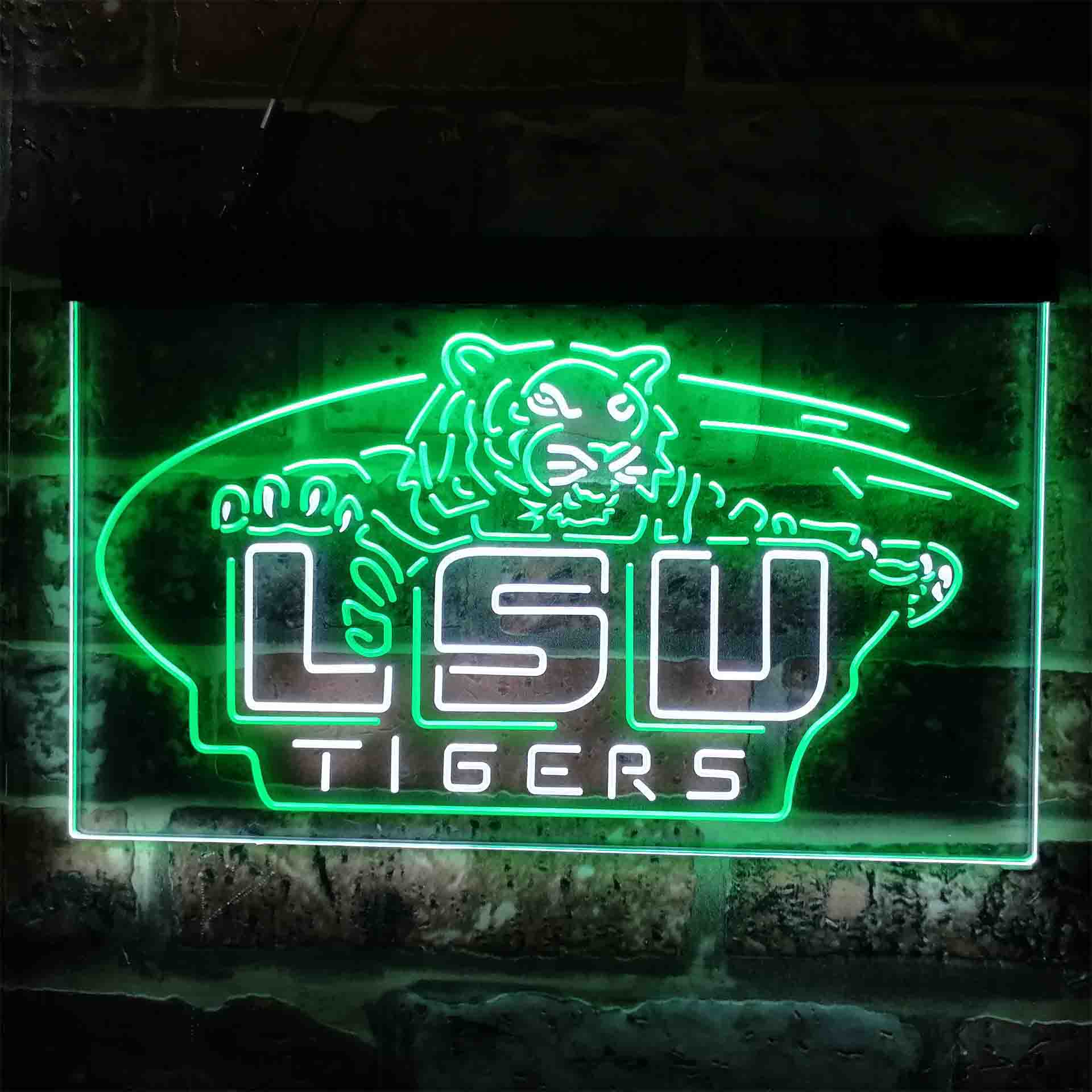 LSU Tigers Logo Neon LED Sign