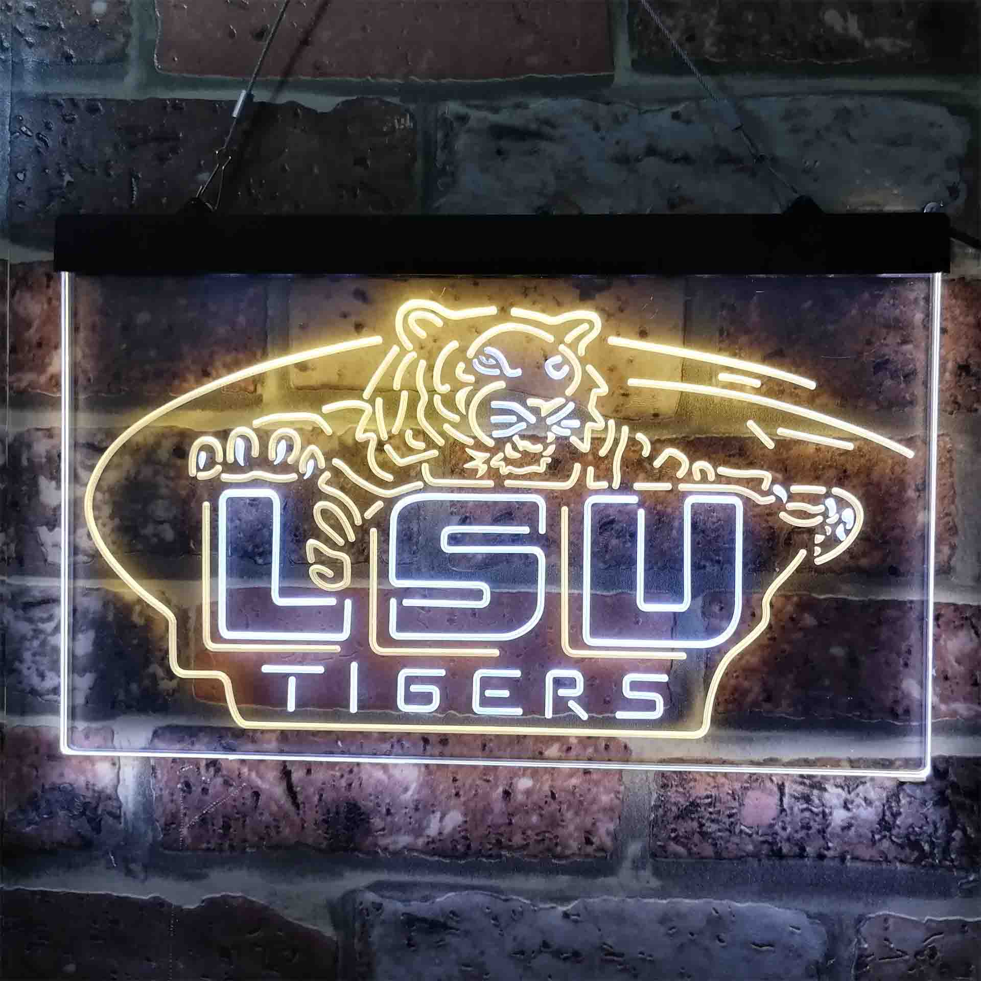 LSU Tigers Logo Neon LED Sign