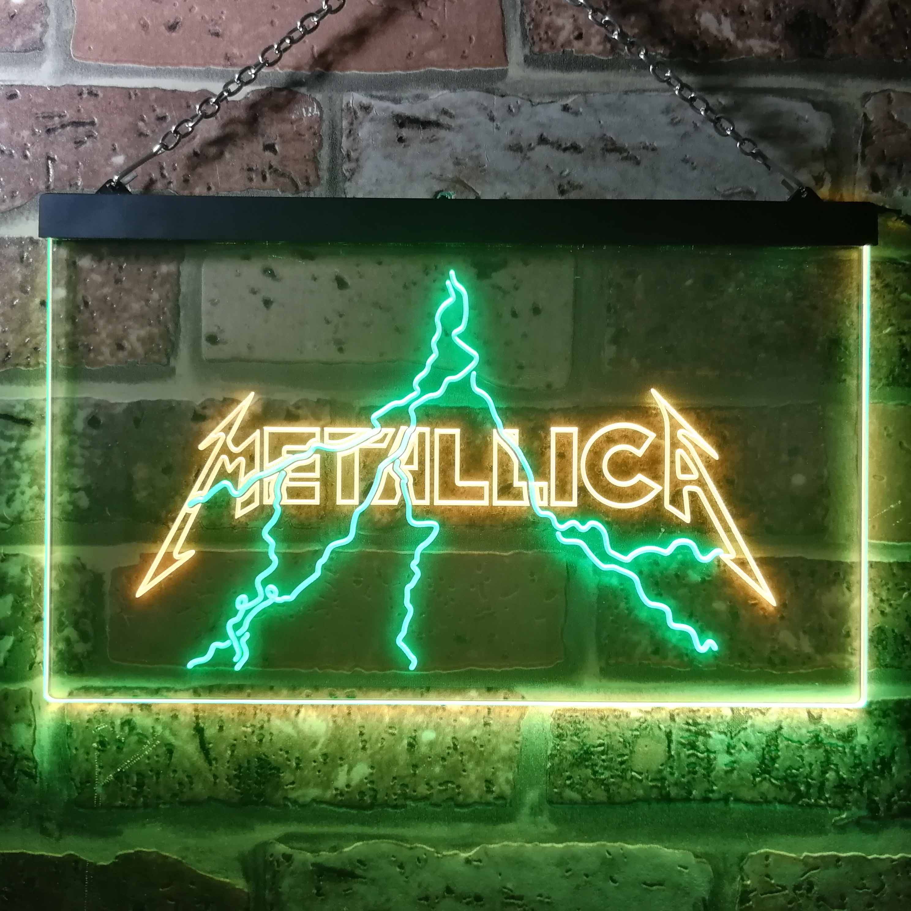 Metallica Lightning Neon LED Sign
