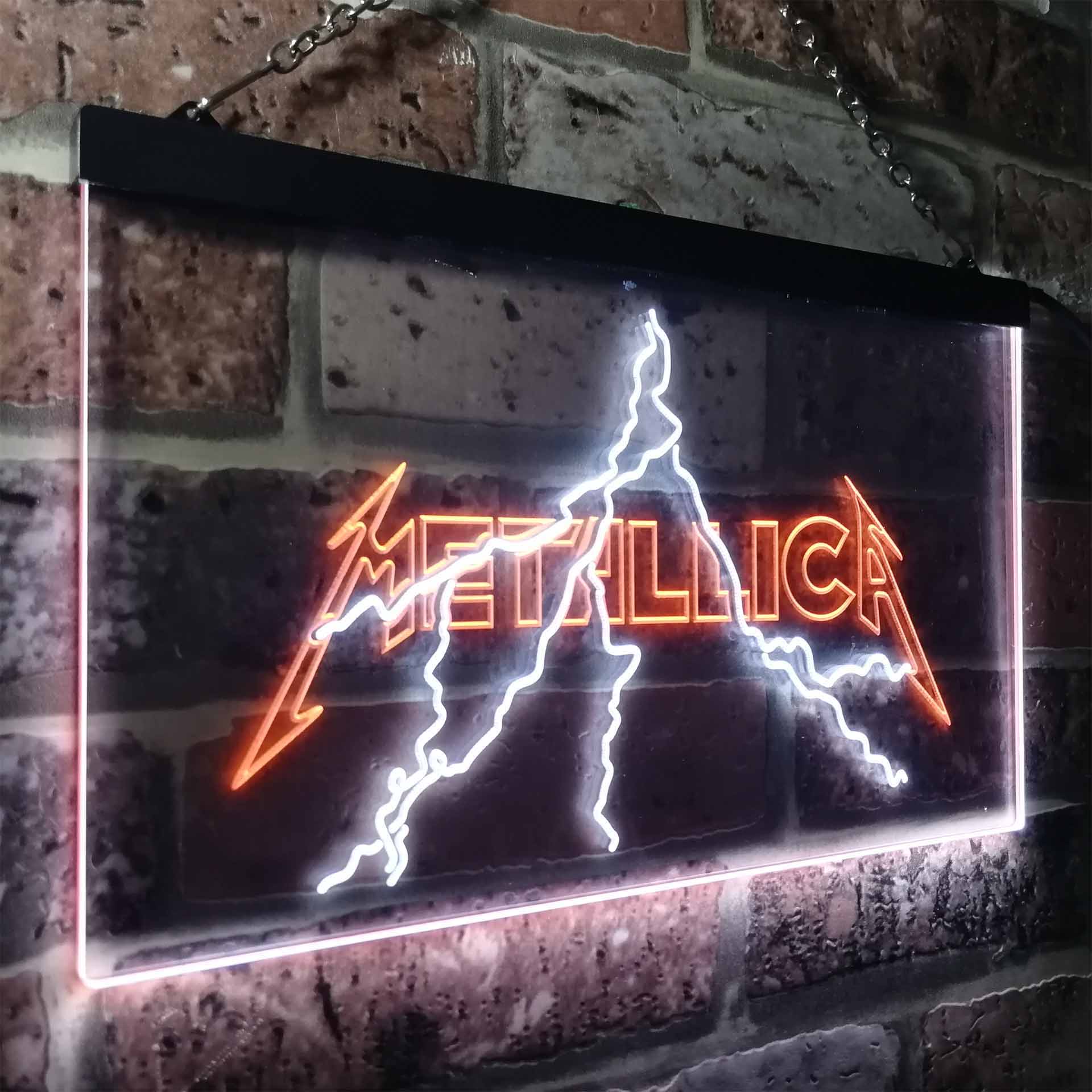 Metallica Lightning Neon LED Sign
