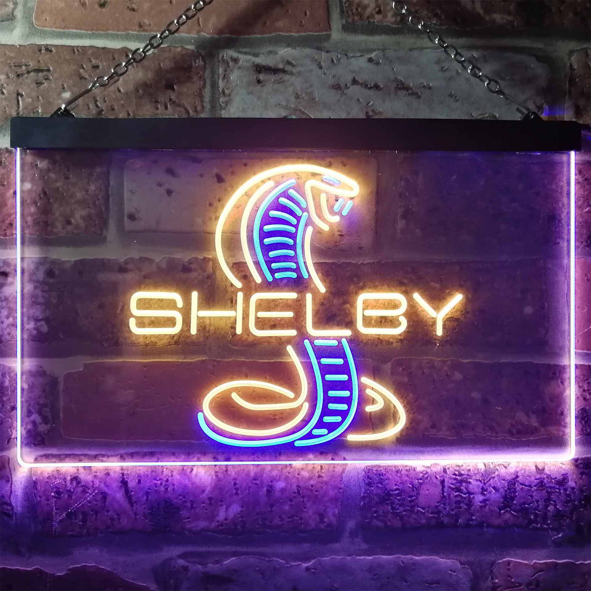 Ford Shelby Car Neon Sign LED LAB CAVE