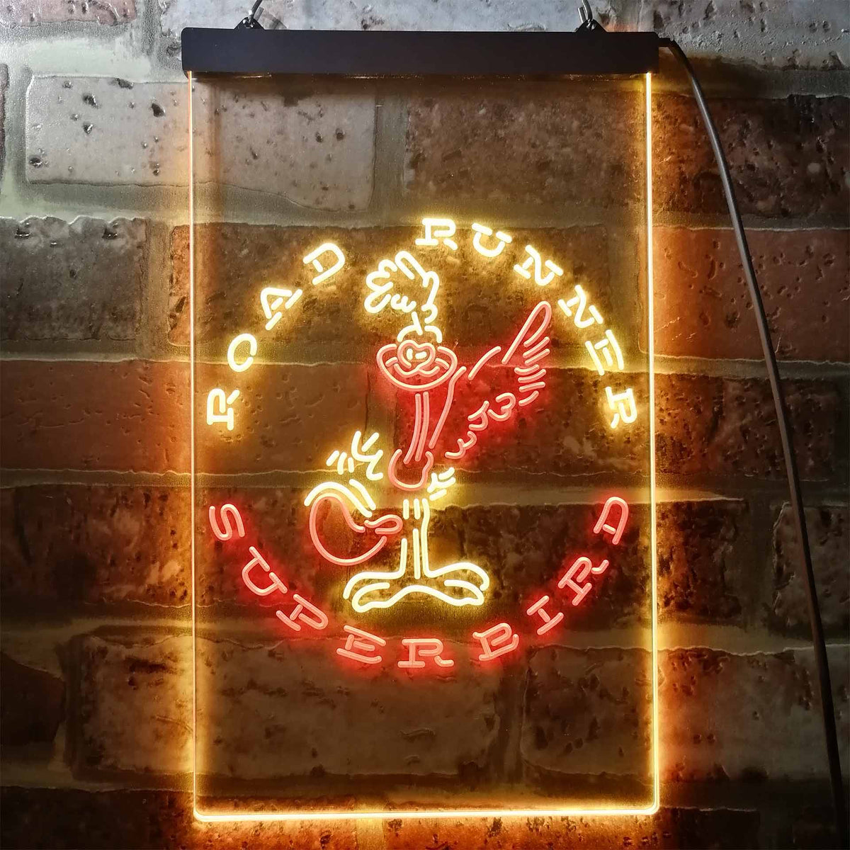 Road Runner Super Bird Car Auto Neon Sign - LED LAB CAVE