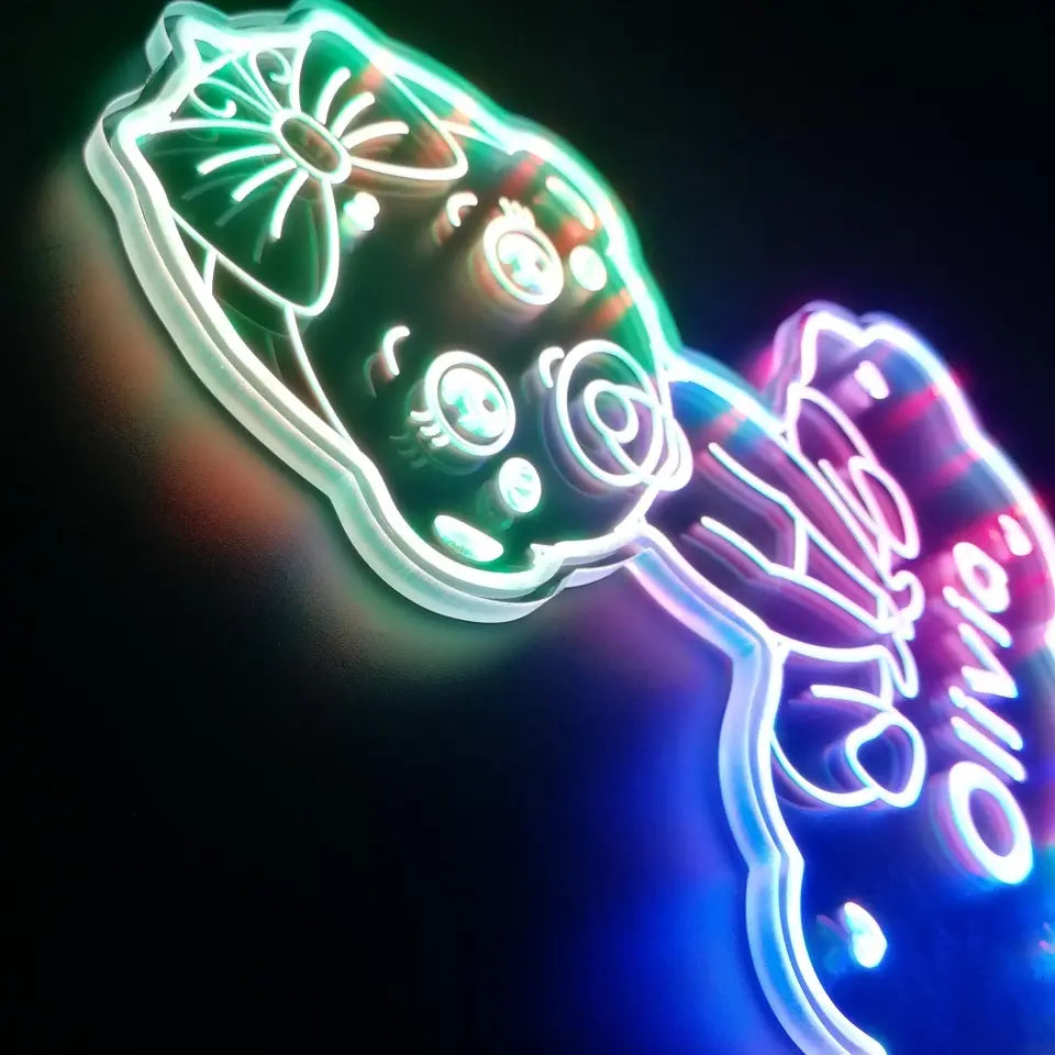 Personalized Baby Girl RGB Dynamic Glam LED Sign