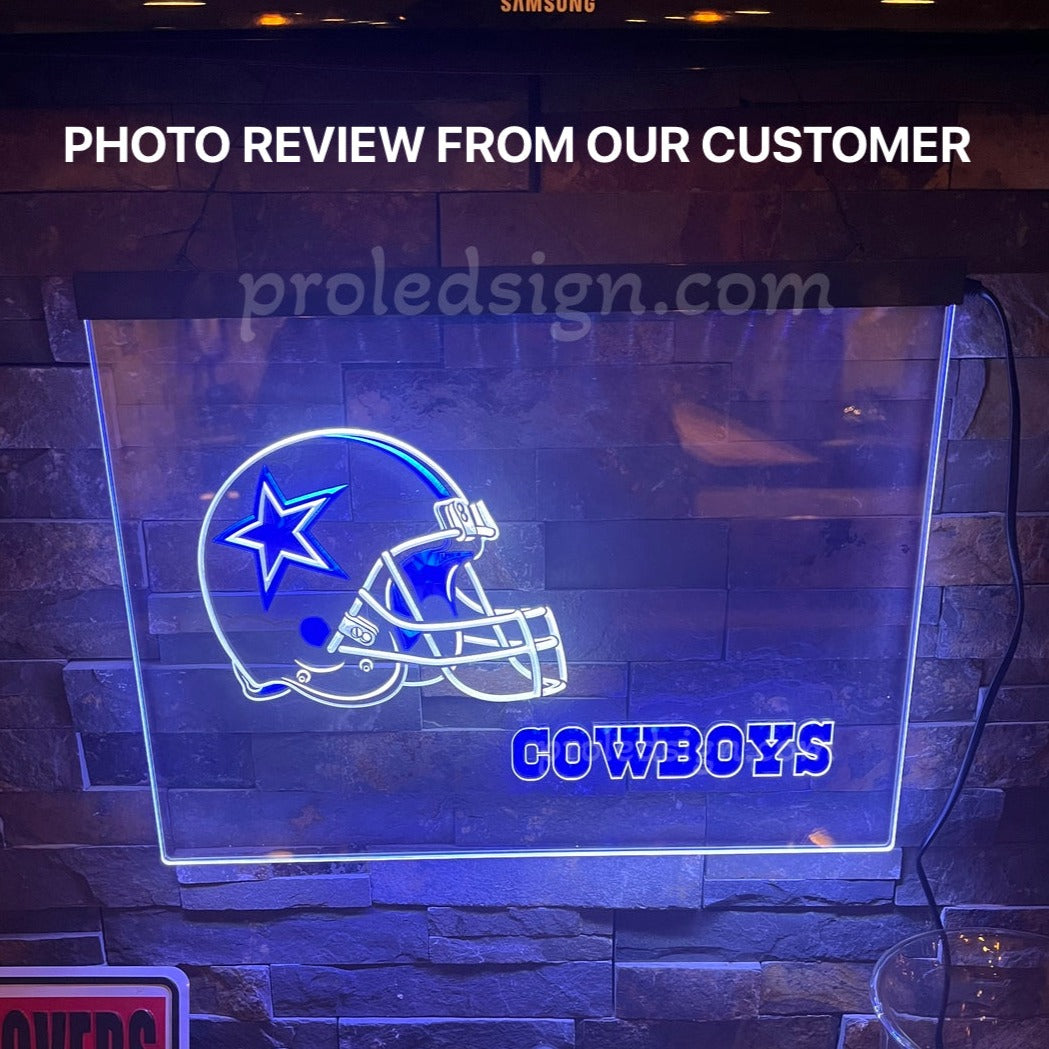 Dallas Cowboys Neon Light LED Light Sign