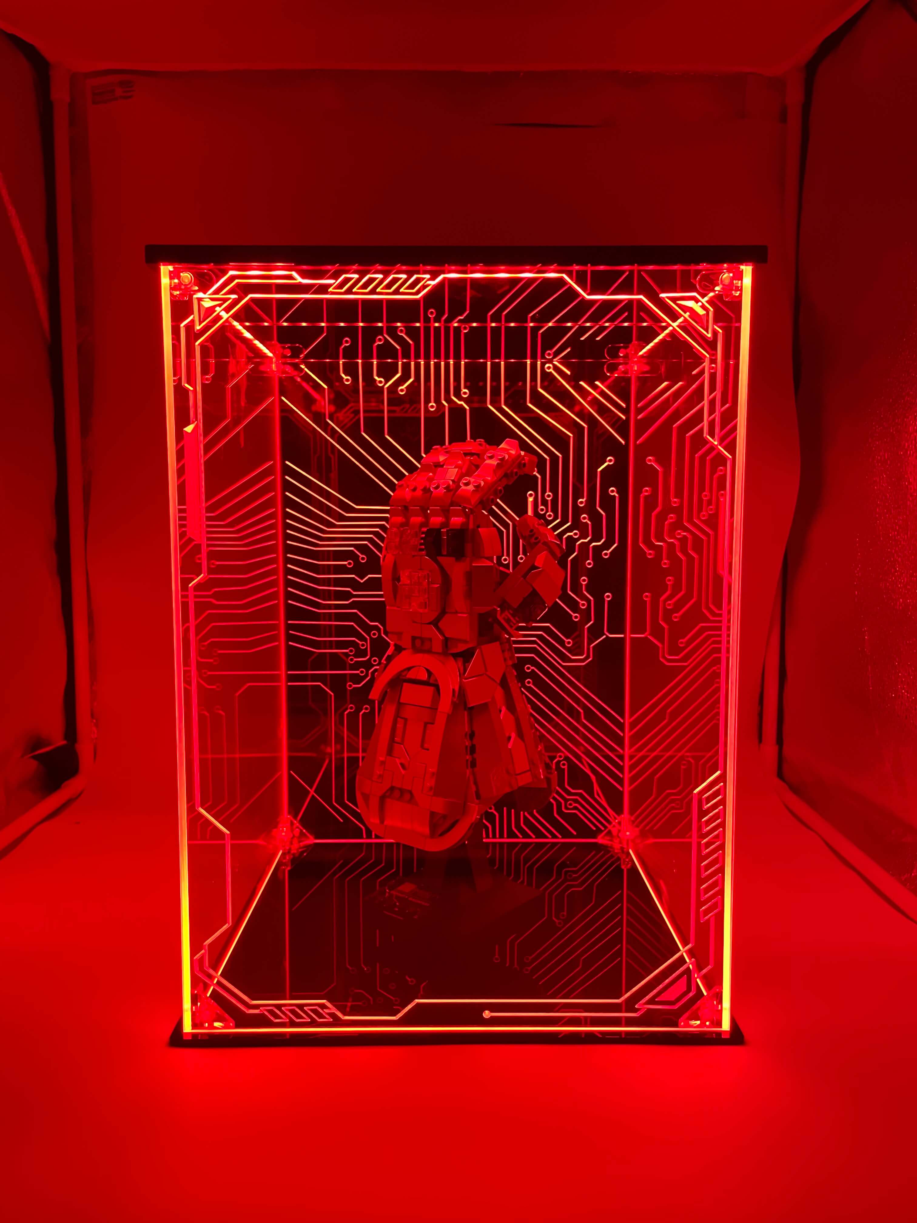 Custom LED Display Case For Lego Infinity Gauntlet Set 76191, 76223