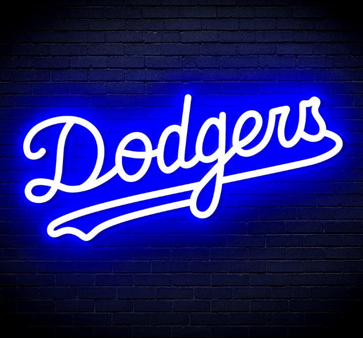 Los Angeles Dodgers Neon-Like Flex Led Light Sign