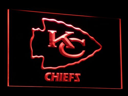 Kansas City Chiefs LED Led Light Sign