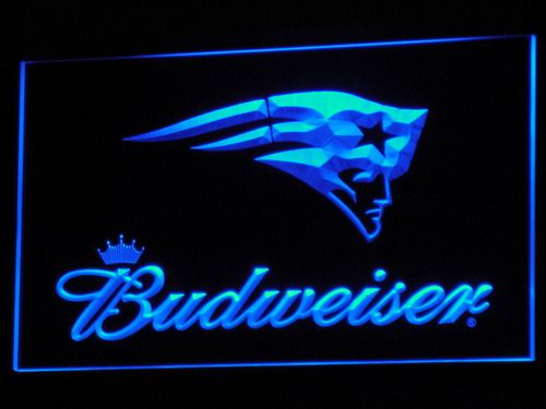 New England Patriots,Budweiser LED Led Light Sign