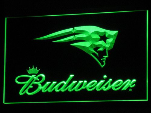 New England Patriots,Budweiser LED Led Light Sign