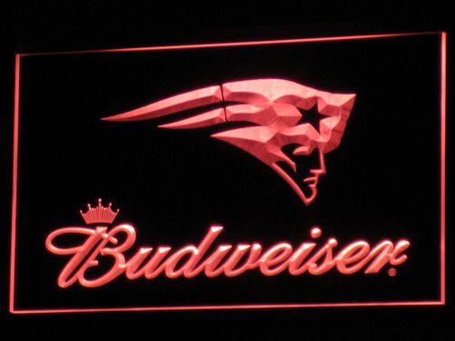 New England Patriots,Budweiser LED Neon Sign