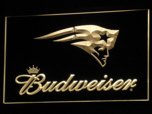 New England Patriots,Budweiser LED Led Light Sign