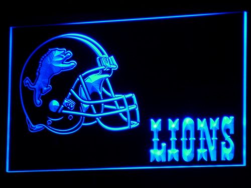 Detroit Lions LED Light Sign