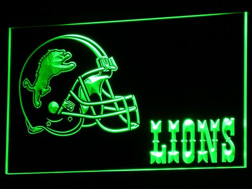 Detroit Lions LED Light Sign