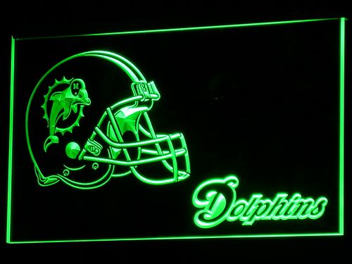 Miami Dolphins LED Led Light Sign