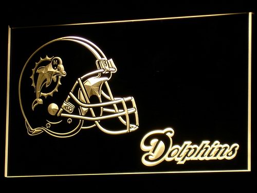 Miami Dolphins LED Led Light Sign