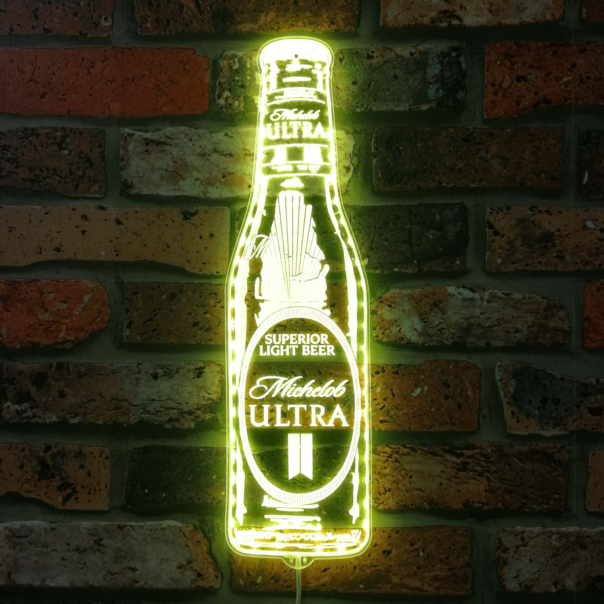 Jameson bottle Dynamic RGB Edge Lit LED Sign