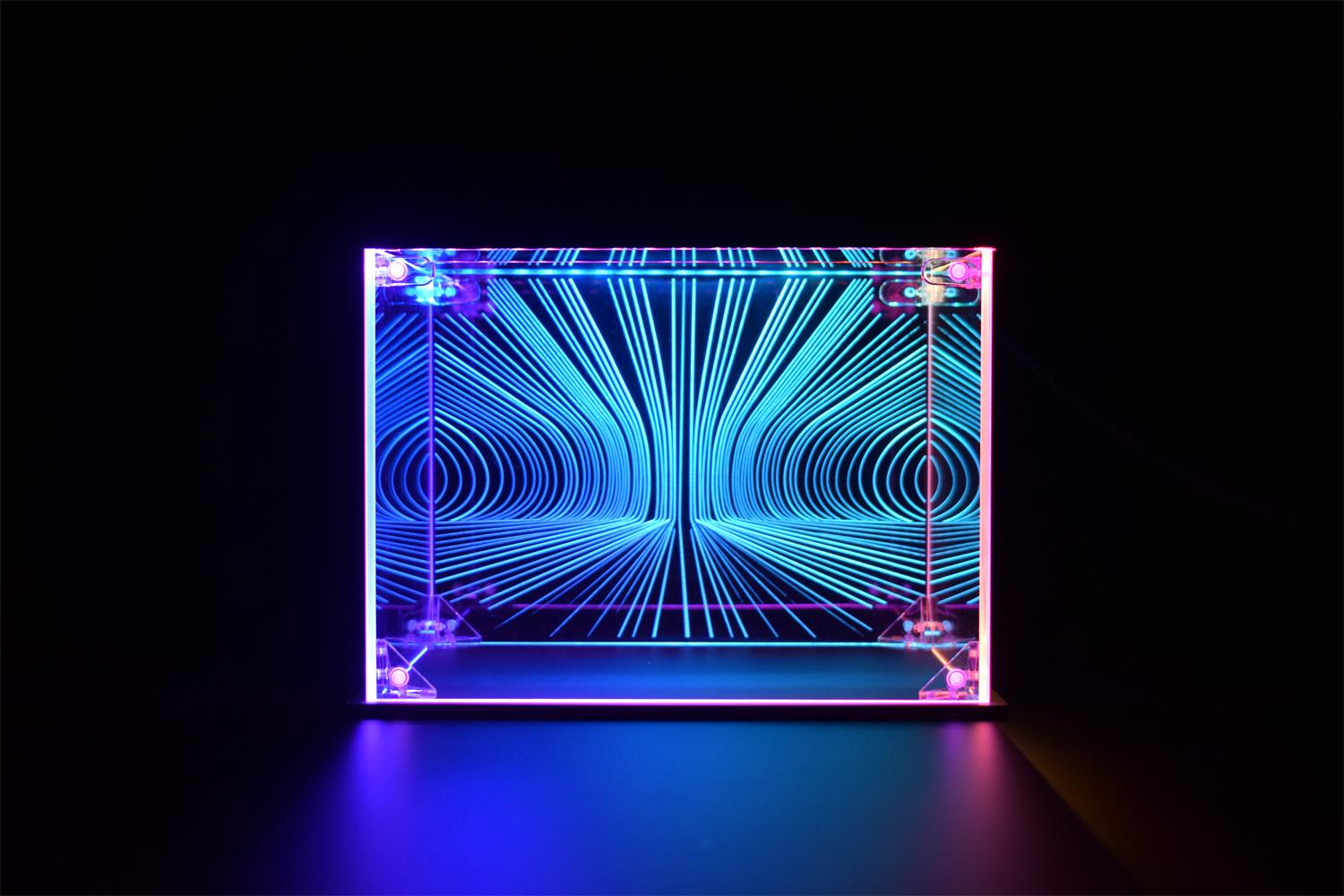 Minimalism Geometric Art LED Display Case