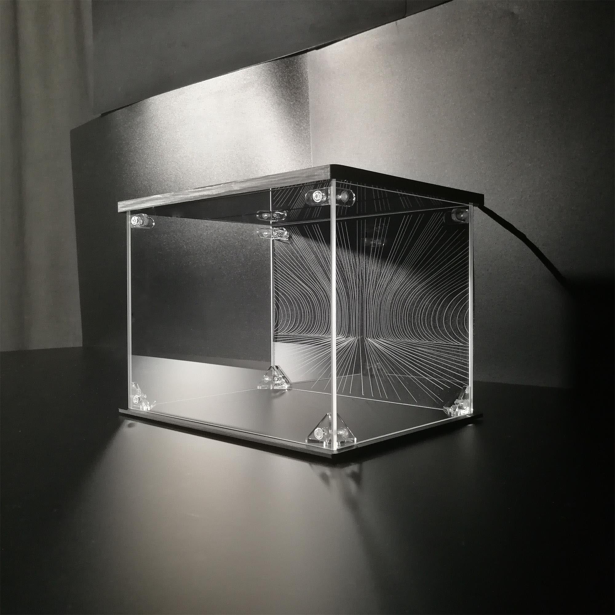 Minimalism Geometric Art LED Display Case