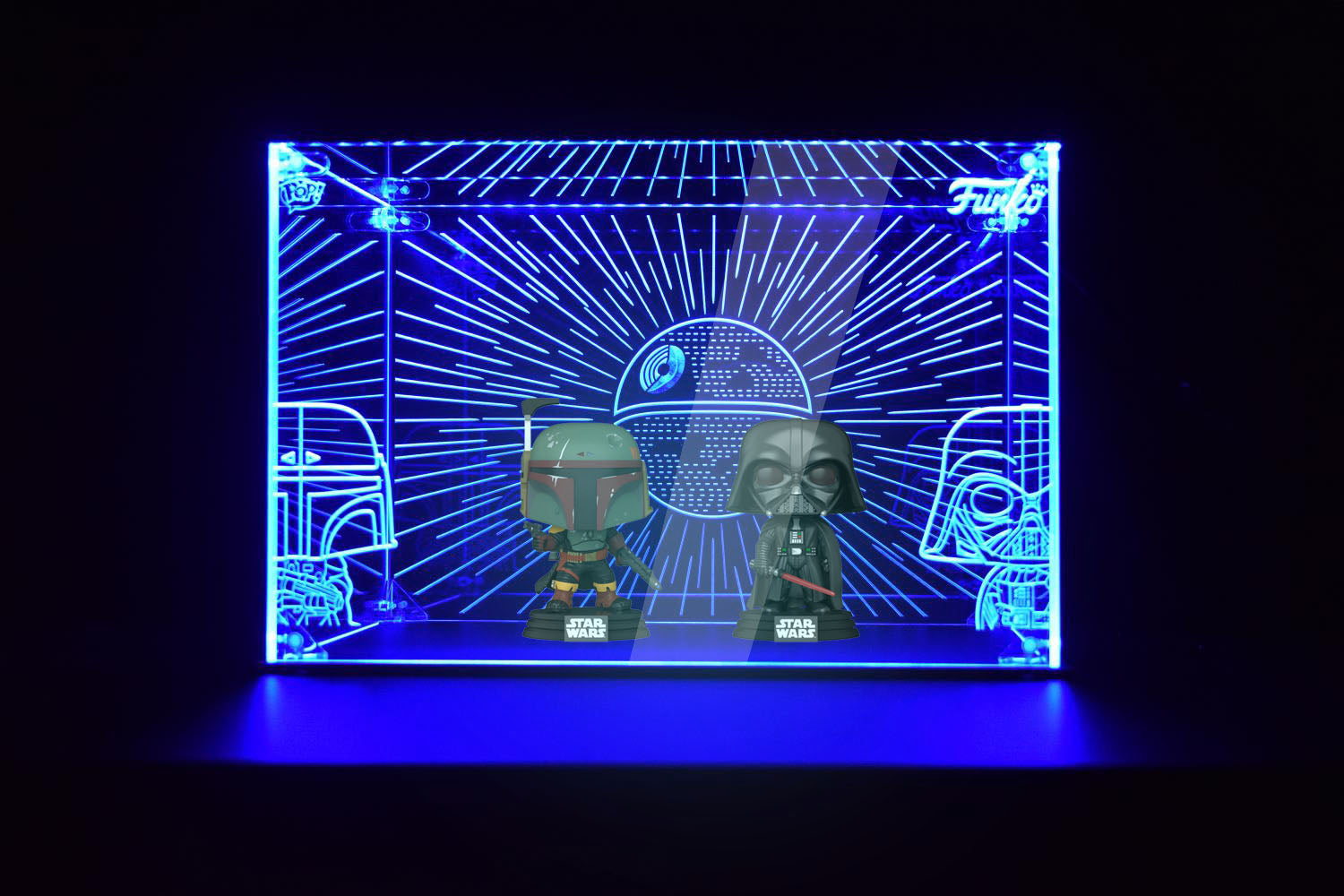 Custom Funko Pop Star Wars Figures Toy LED Display Case