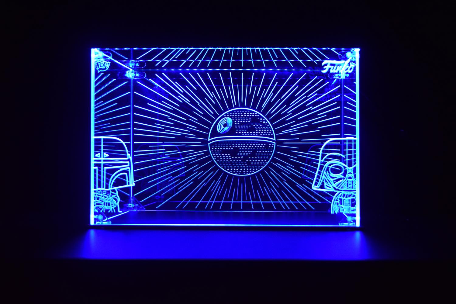 Custom Funko Pop Star Wars Figures Toy LED Display Case