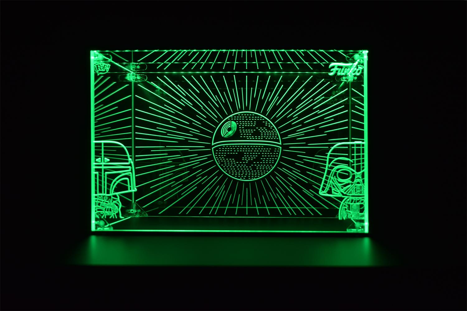 Custom Funko Pop Star Wars Figures Toy LED Display Case