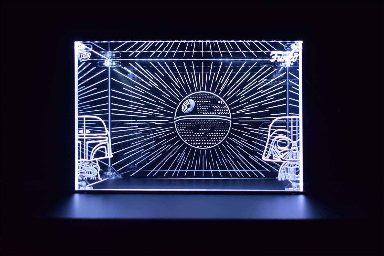 Custom Funko Pop Star Wars Figures Toy LED Display Case