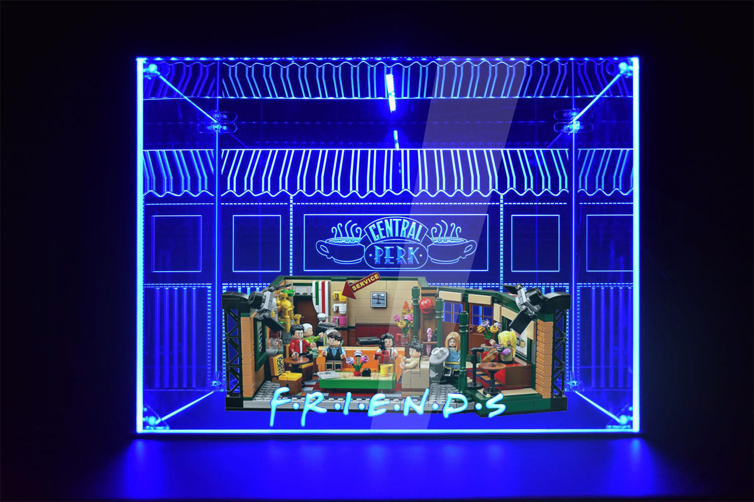 LED Display Case for Lego Ideas Friends Central Perk 21319