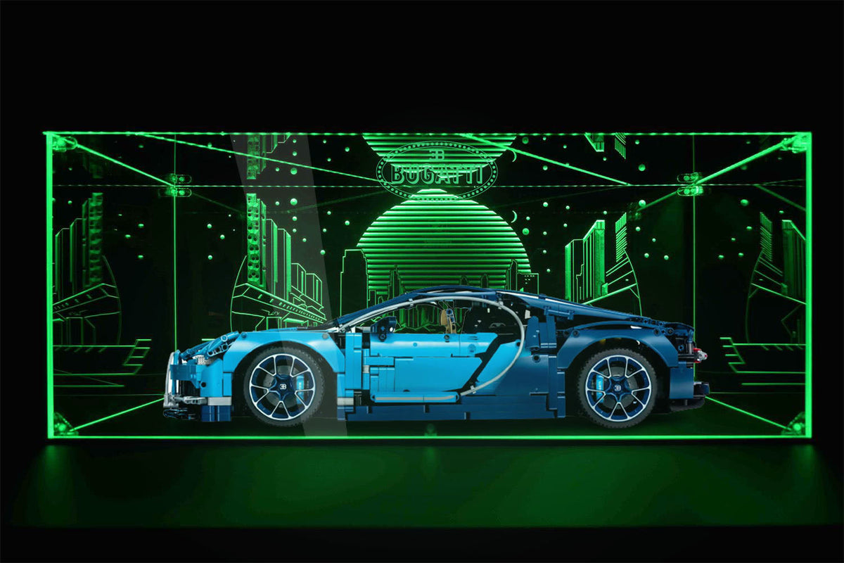 LED Display Case For Lego Bugatti Chiron 42083 | LED LAB CAVE