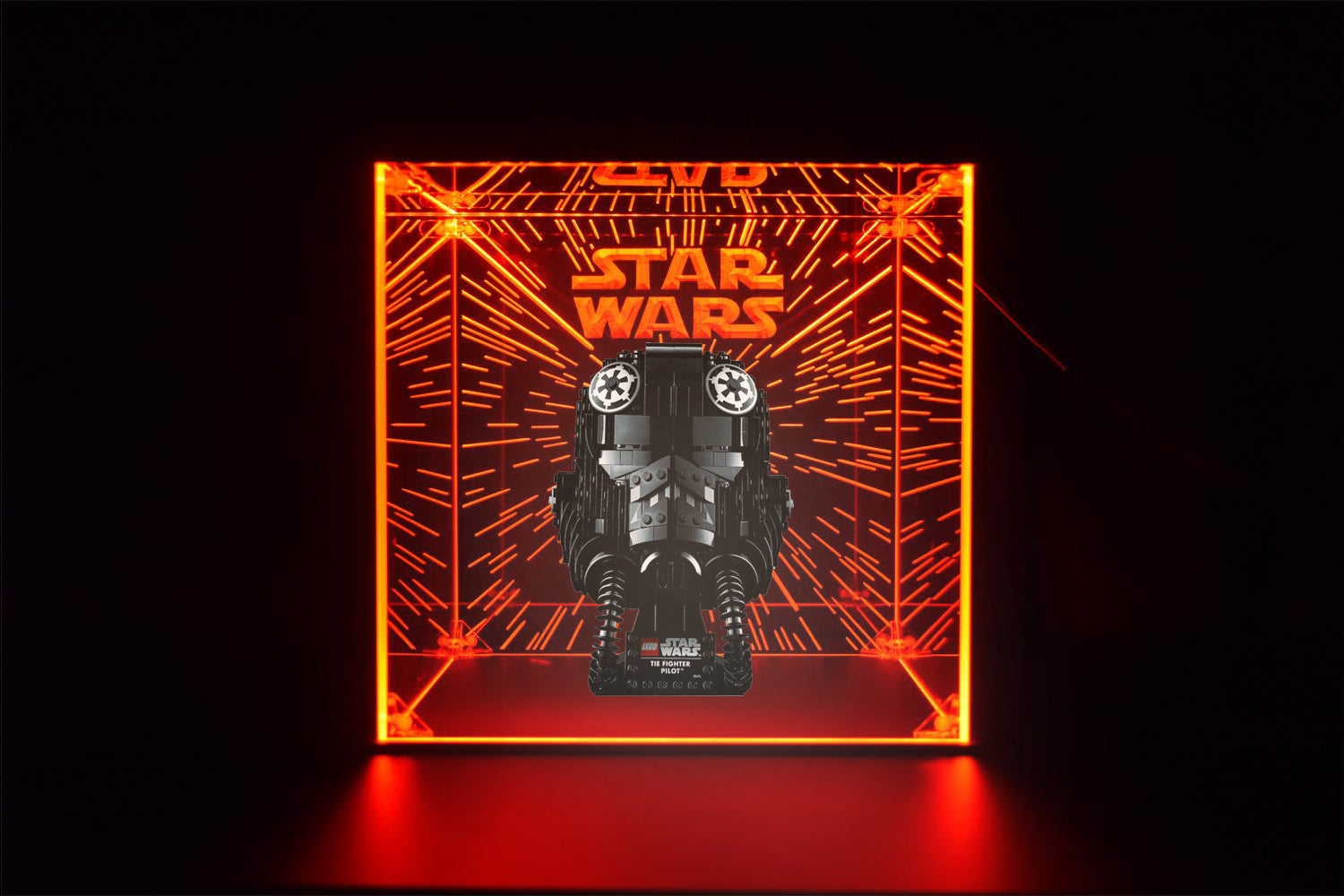 LED Display Case For Lego Stormtrooper Helmet, Collectible Figures