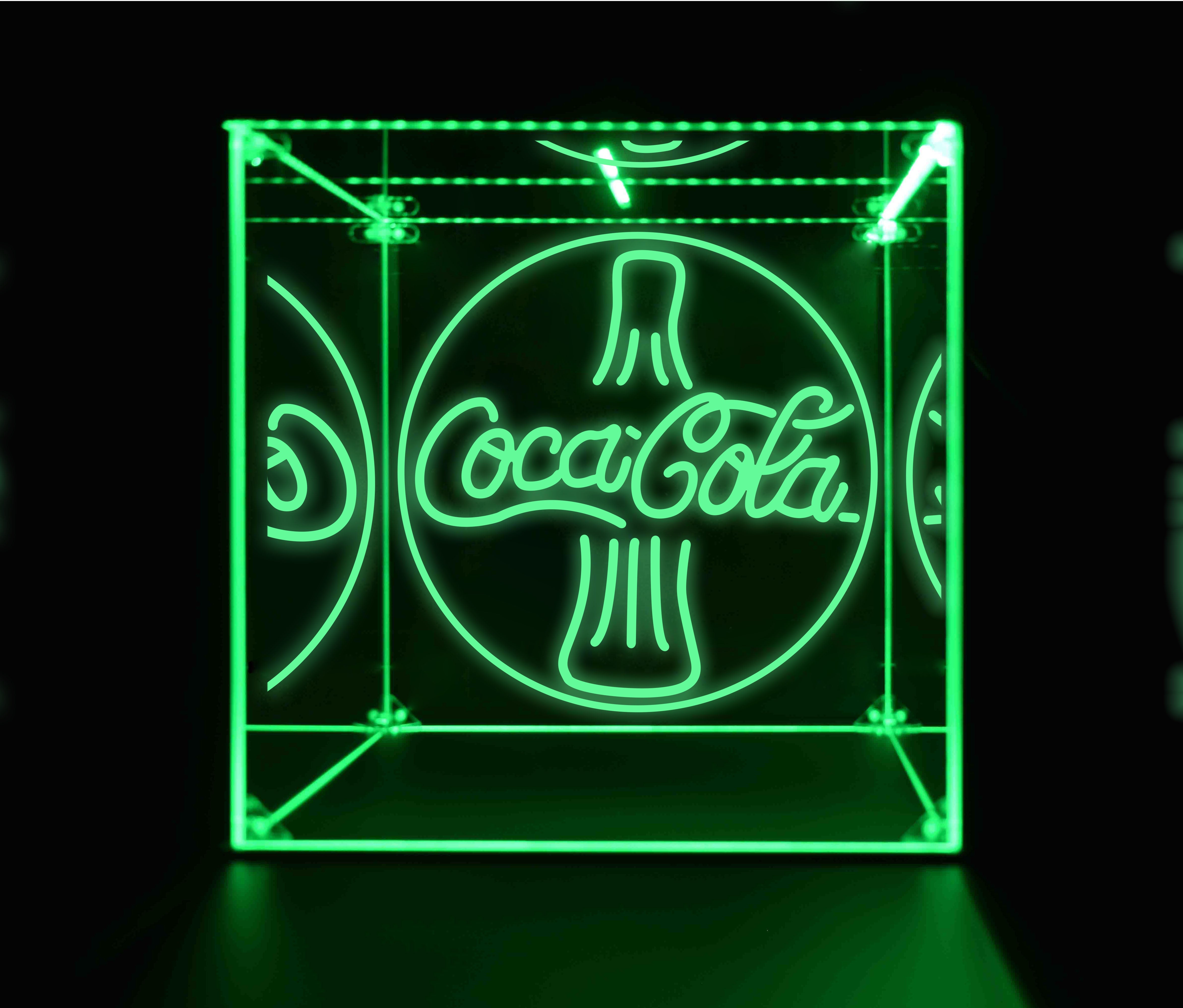 Wine, Champagne, Liquor, Beverage Bottle LED Display Case, Coca Cola Collection