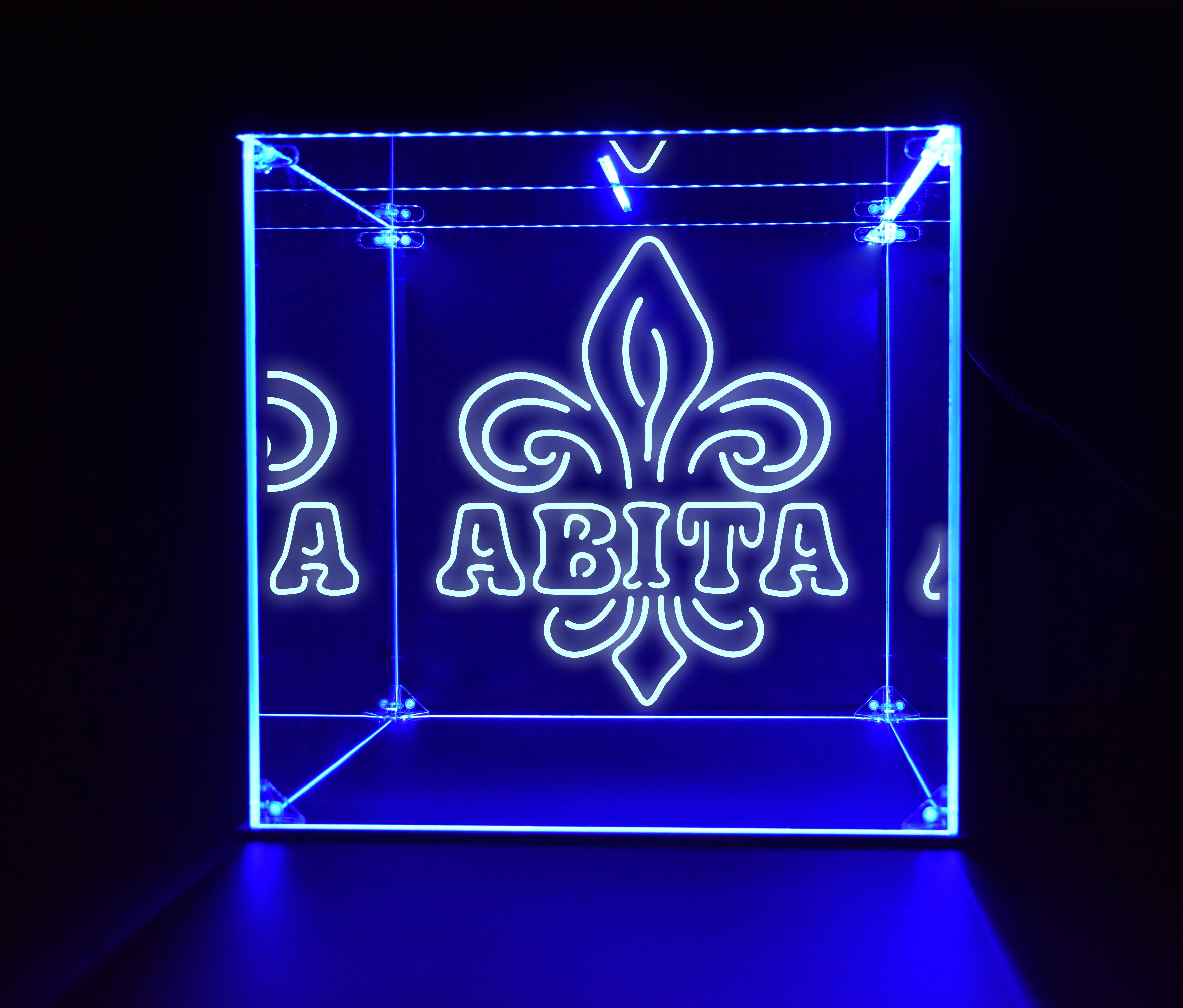 Wine, Champagne, Liquor, Beverage Bottle LED Display Case, Abita Collection