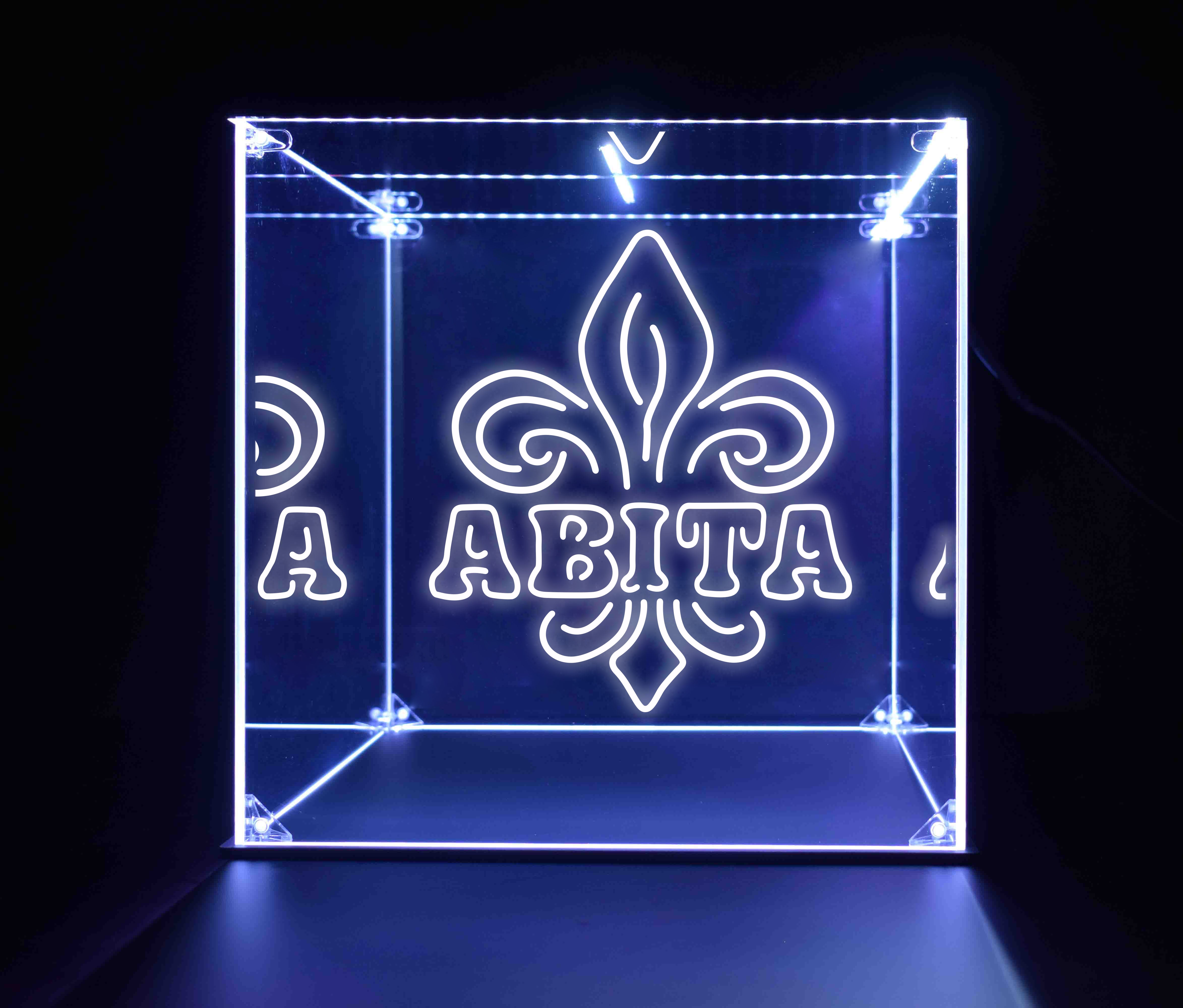 Wine, Champagne, Liquor, Beverage Bottle LED Display Case, Abita Collection